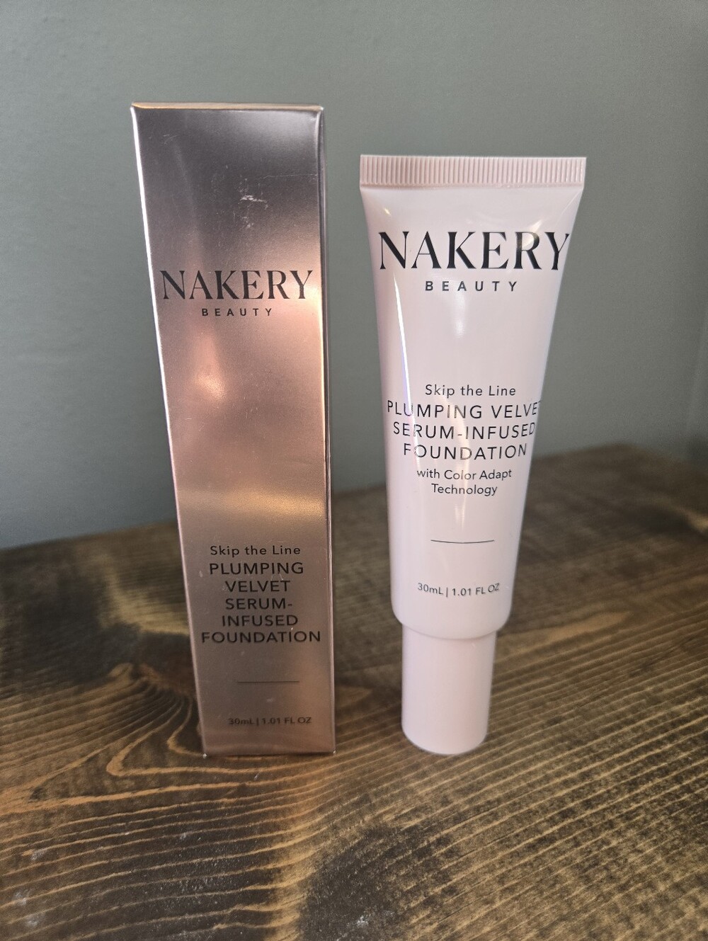 Nakery Plumping Velvet Serum-Infused Foundation - Medium Deep